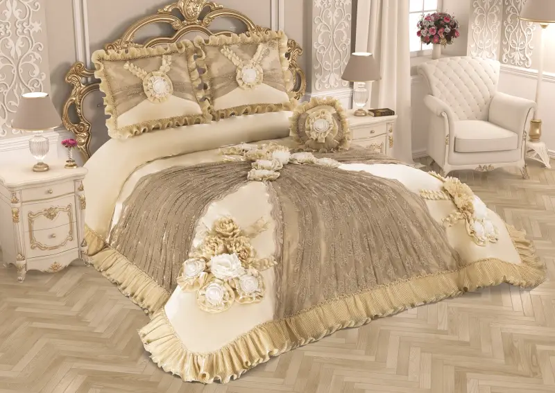 Hancıoğlu Home Collection yatak örtüsü takımı